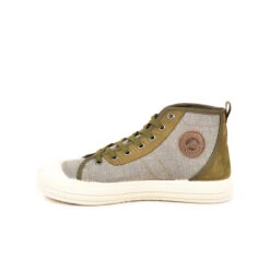 Boutique Pop Pataugas -Pataugas Boutique BASKET FEMME ETCHE M MIXTC F4I KAKI 628485 554 3