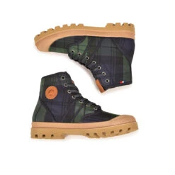 Pataugas AUTHENTIQUE X LE MONT SAINT MICHEL F4G Tartan Marine 11 Pataugas AUTHENTIQUE X LE MONT SAINT MICHEL F4G Tartan Marine -Pataugas Boutique BOOTS FEMME AUTHENTIQUE MSM 6
