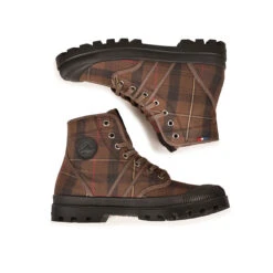 Pataugas AUTHENTIQUE MADE IN FRANCE F4G Tartan Marron -Pataugas Boutique BOOTS HOMME AUTHENTIQUE W H4G TARTAN MARRON 6